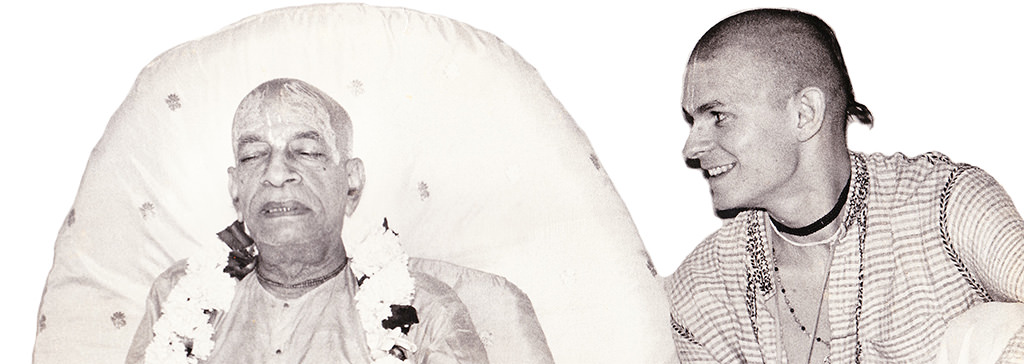 Srila Prabhupada and Ravindra Svarupa Das